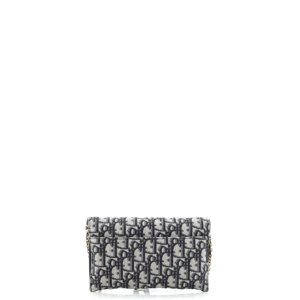 Saddle Chain Wallet Oblique Canvas