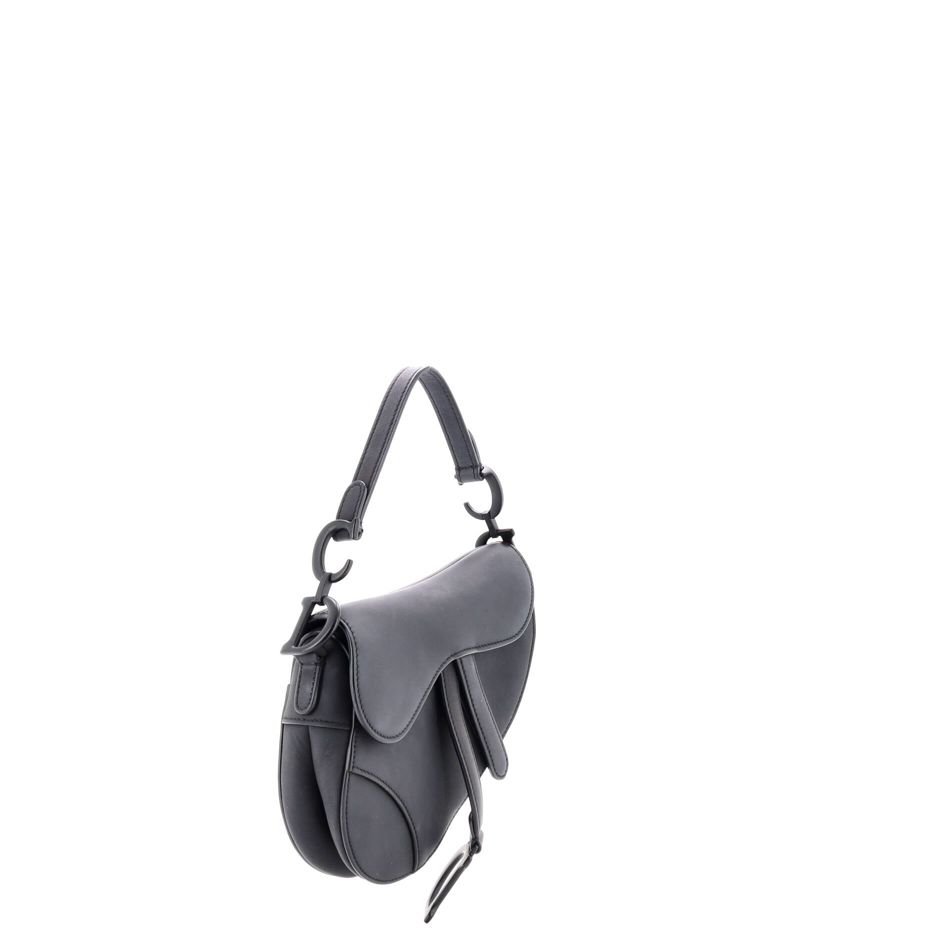 Ultra Matte Saddle Handbag Leather Mini