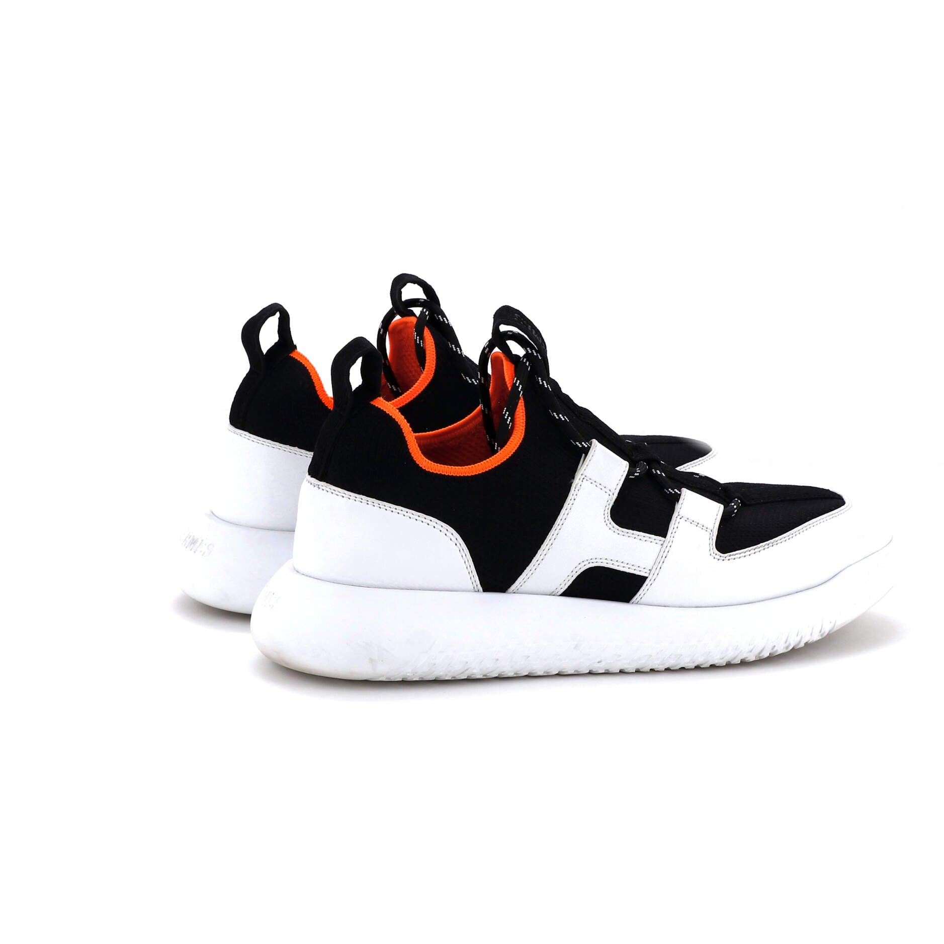 Women's Duel Sneakers Leather and Fabric