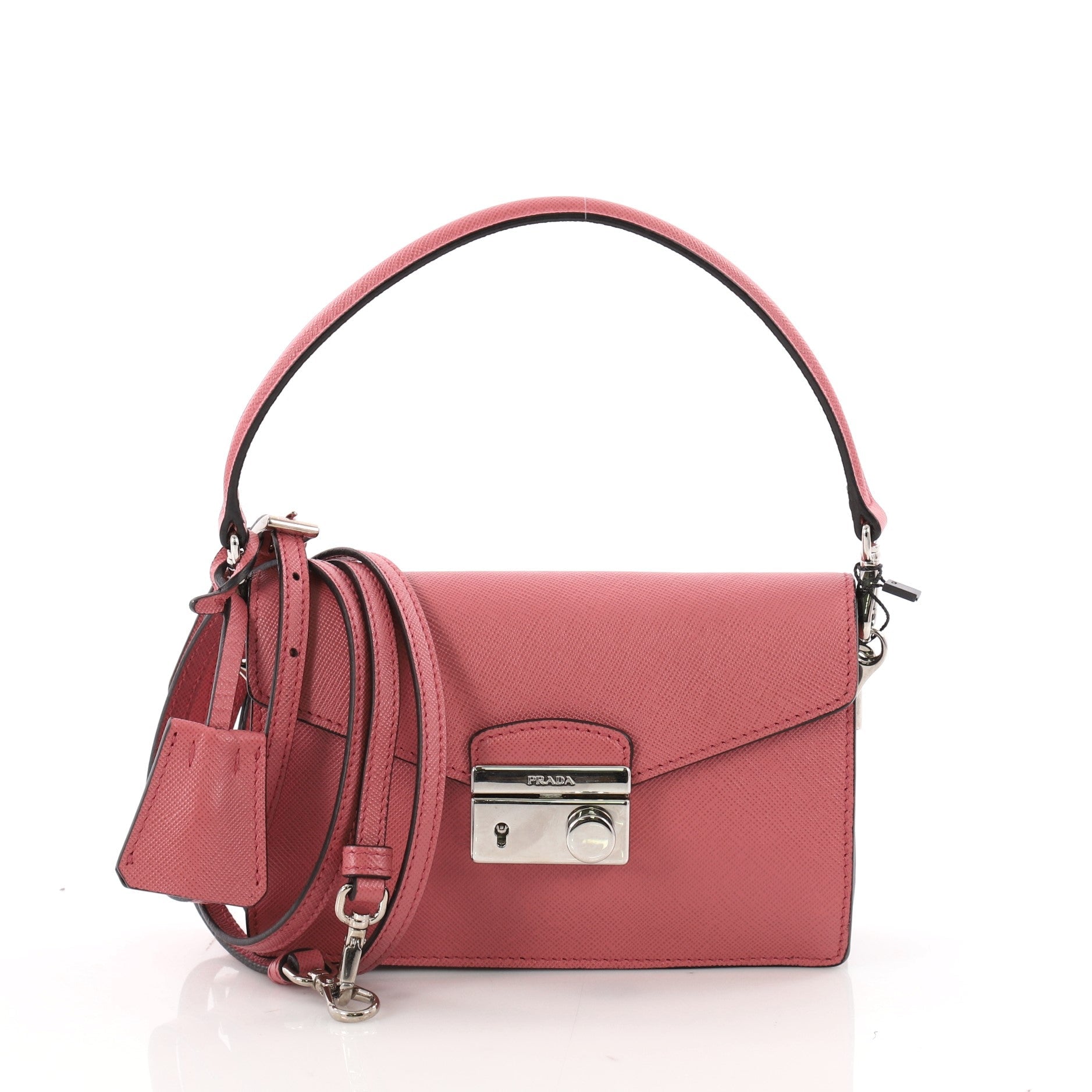 Convertible Sound Bag Saffiano Leather Mini