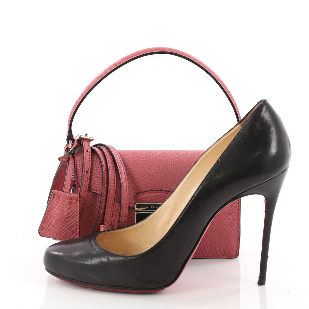 Convertible Sound Bag Saffiano Leather Mini