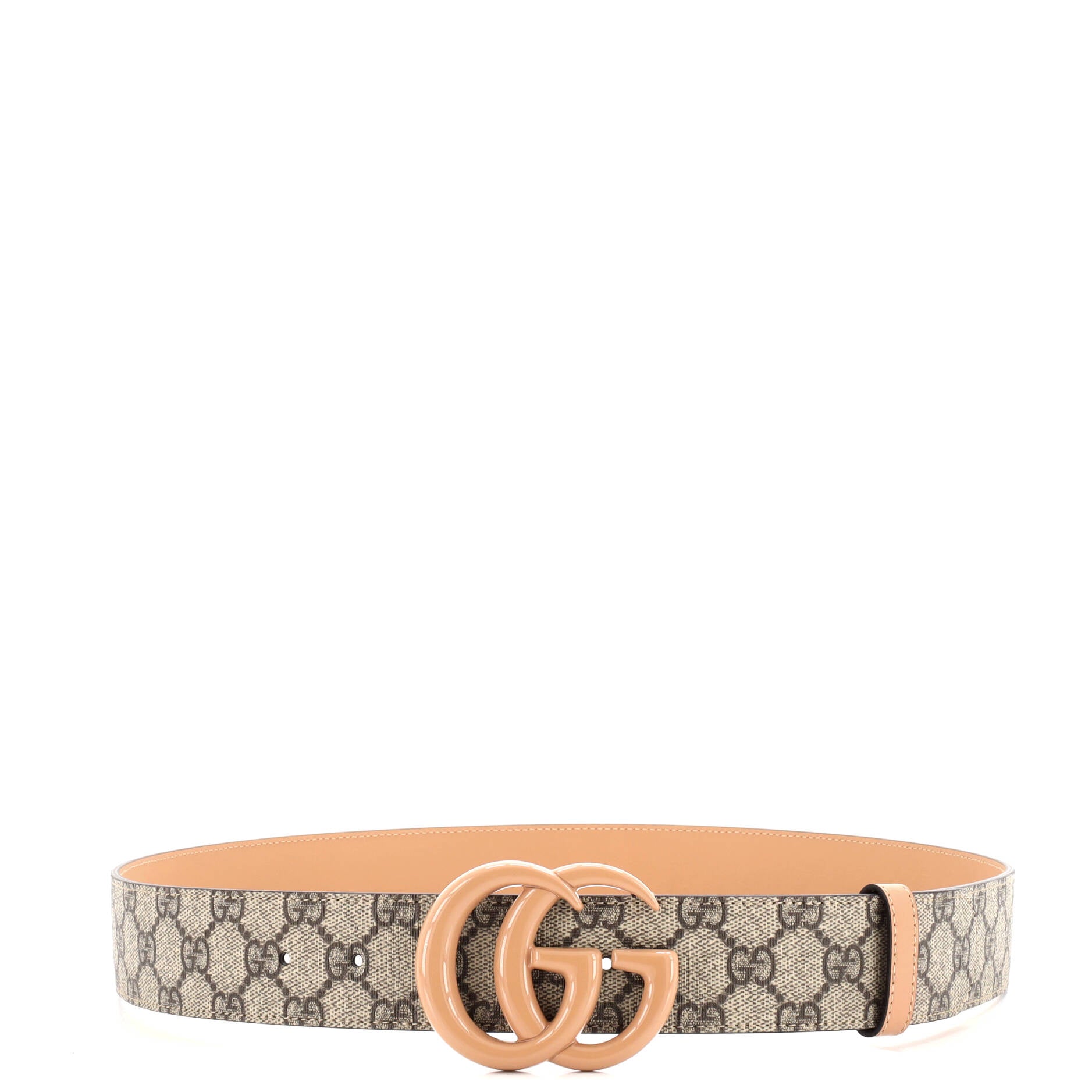 GG Marmont Belt GG Coated Canvas Wide