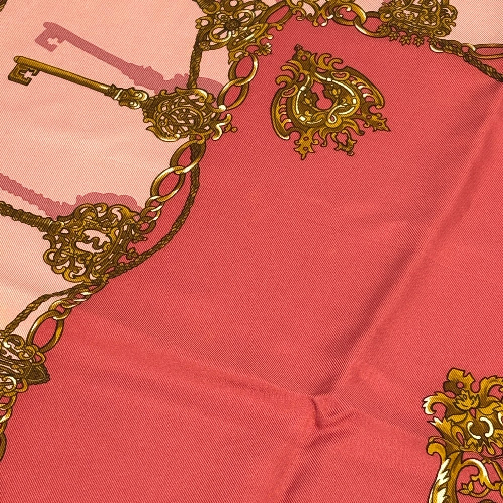 Christian Dior Key Pattern Silk Scarf