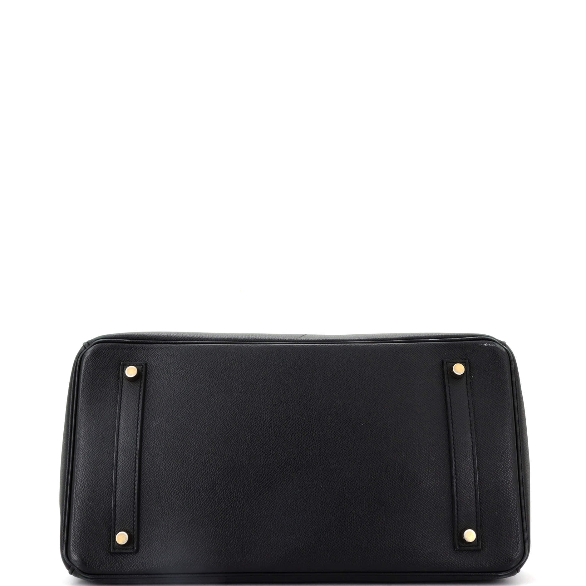 Birkin Handbag Noir Epsom with Gold Hardware 35