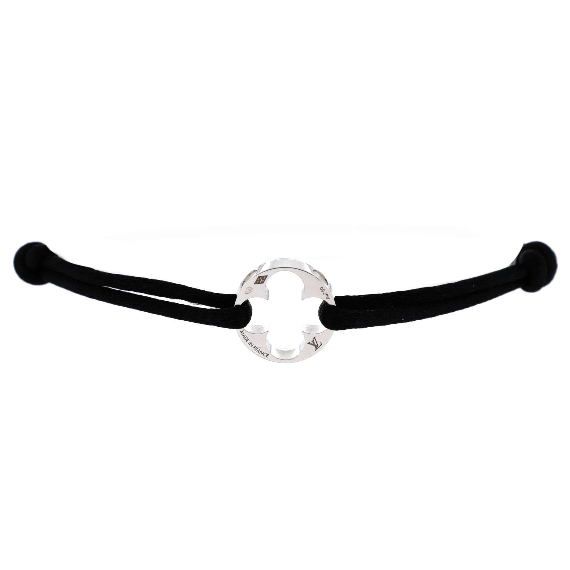 Empreinte Bracelet Silk Cord with 18K White Gold