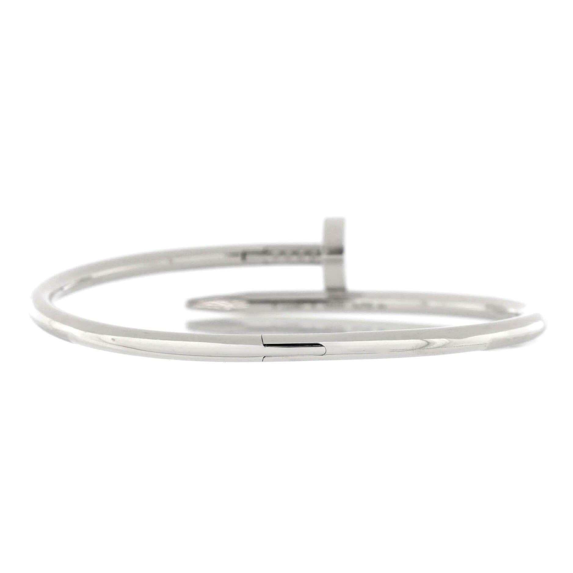Juste un Clou Bracelet 18K White Gold Classic