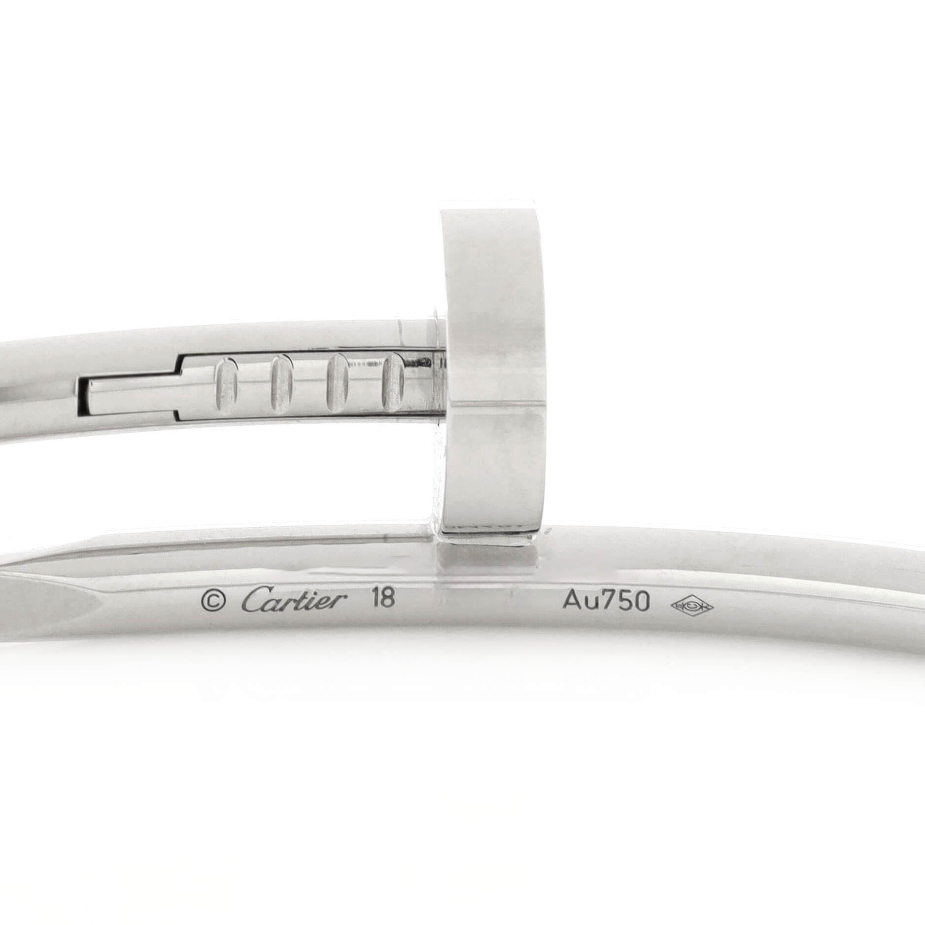 Juste un Clou Bracelet 18K White Gold Classic