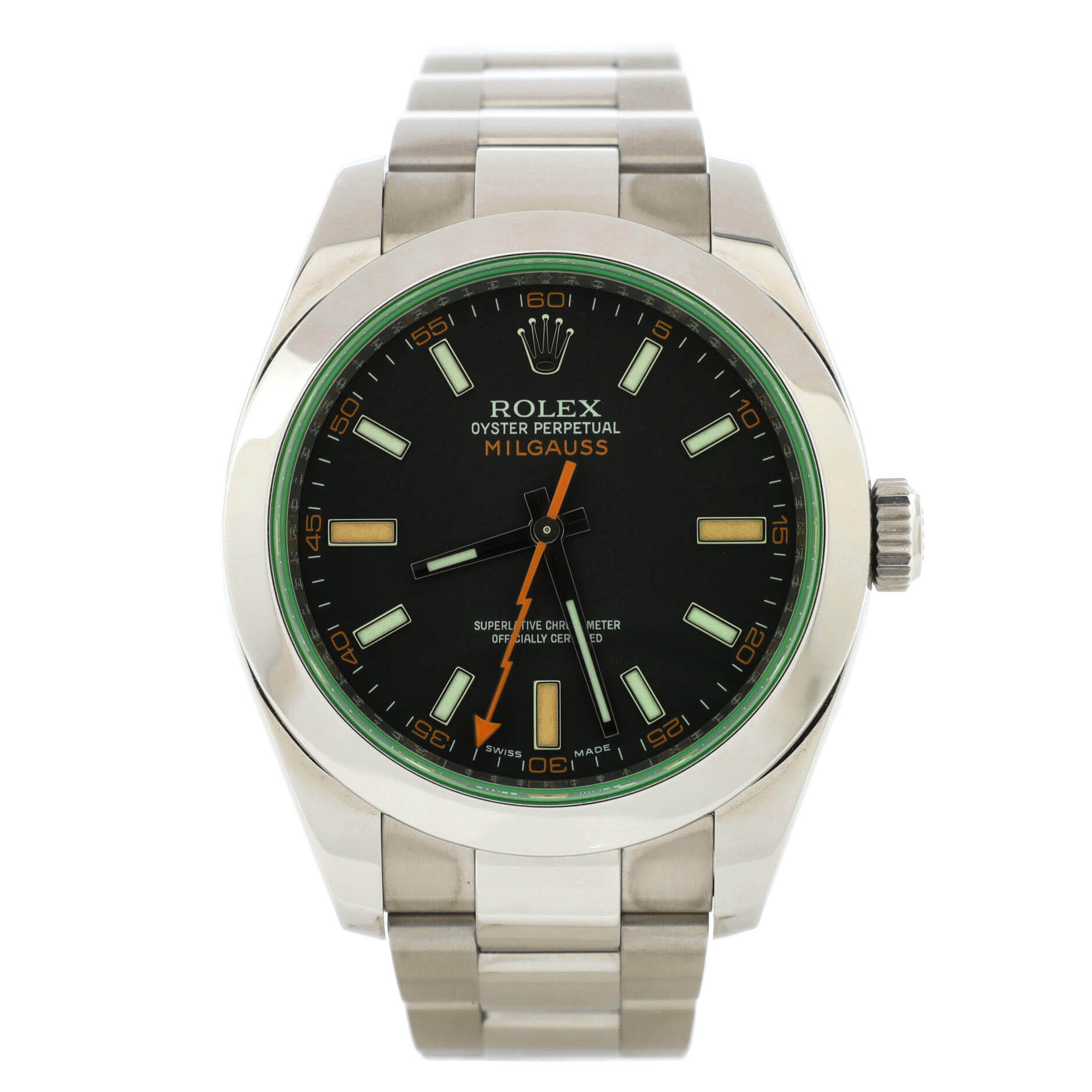 Oyster Perpetual Milgauss Automatic Watch Stainless Steel 40