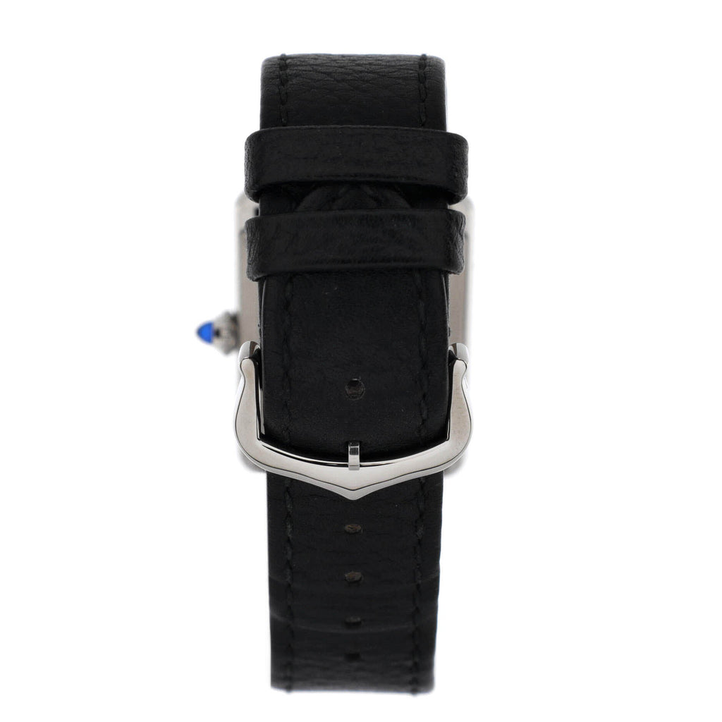 Must de Cartier Tank Quartz Watch Stainless Steel and Leather 25