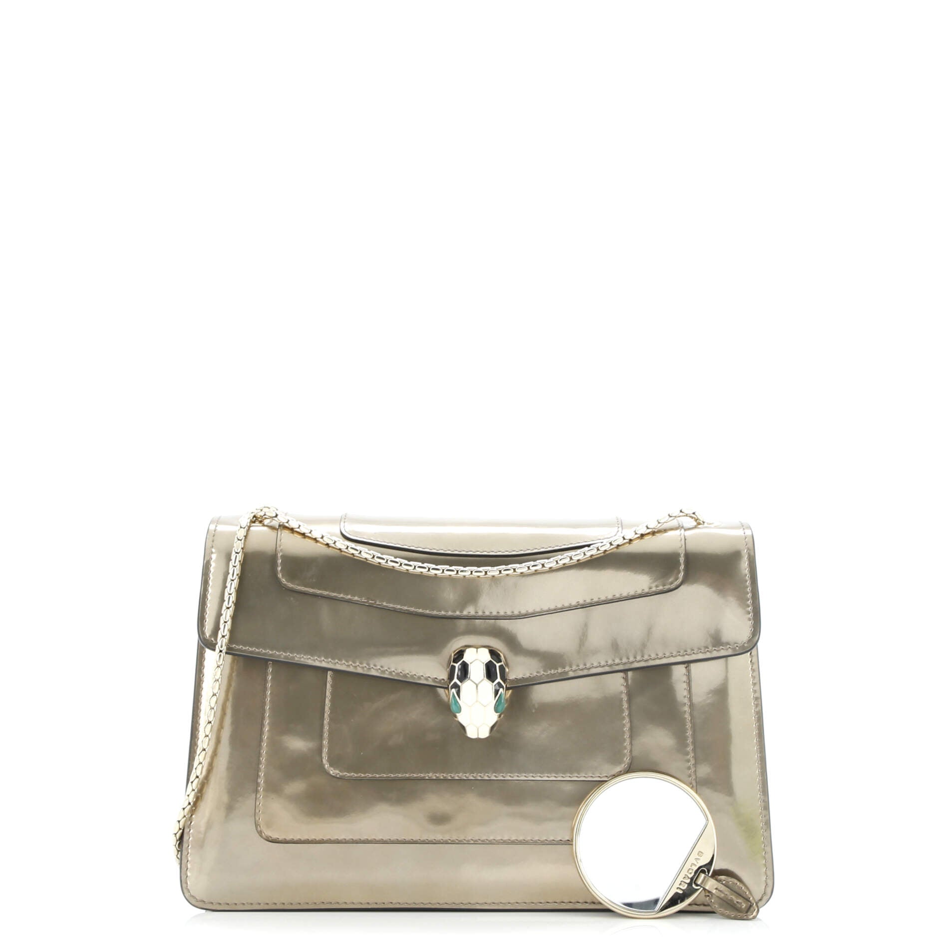 Serpenti Forever Shoulder Bag Patent Medium