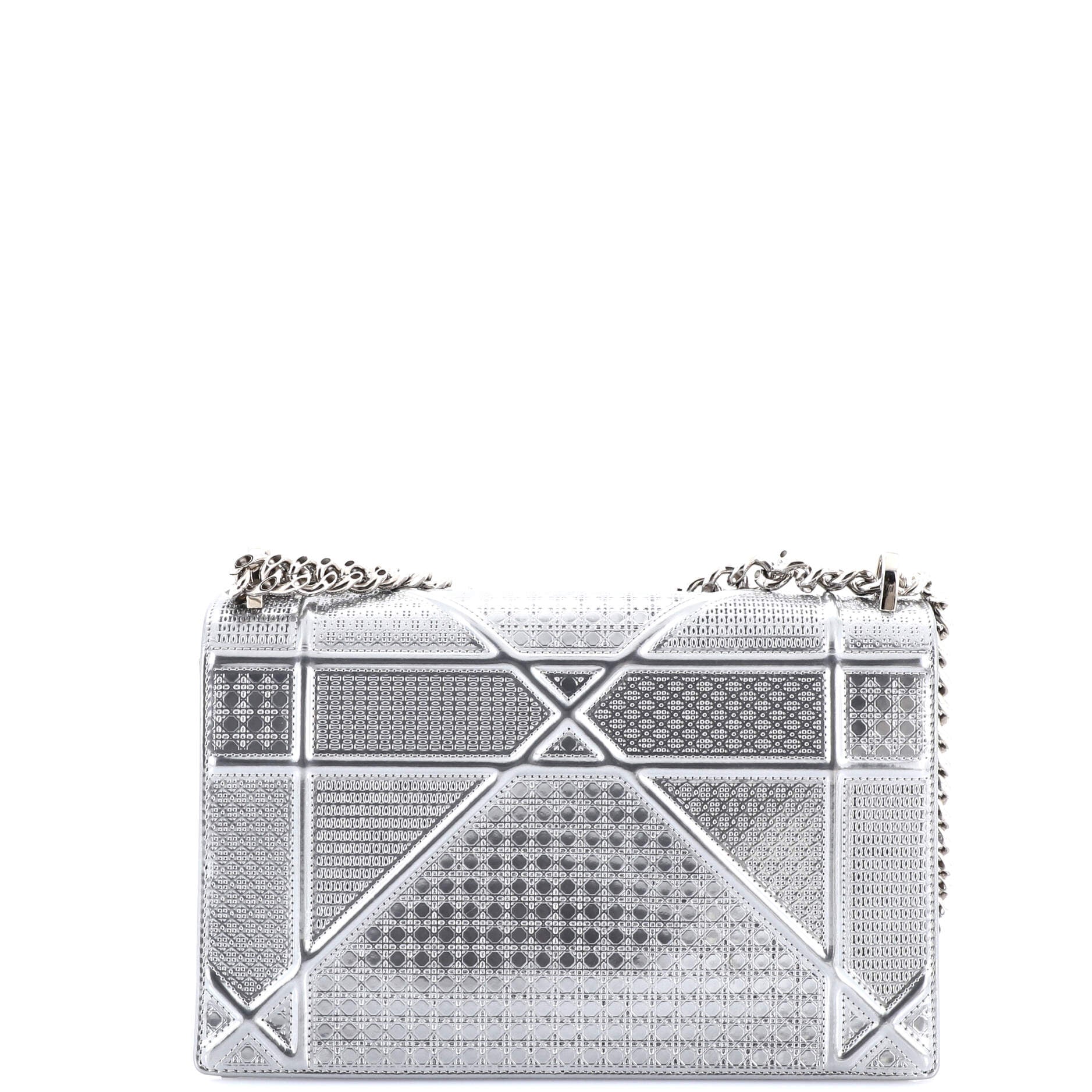 Diorama Flap Bag Cannage Embossed Calfskin Medium