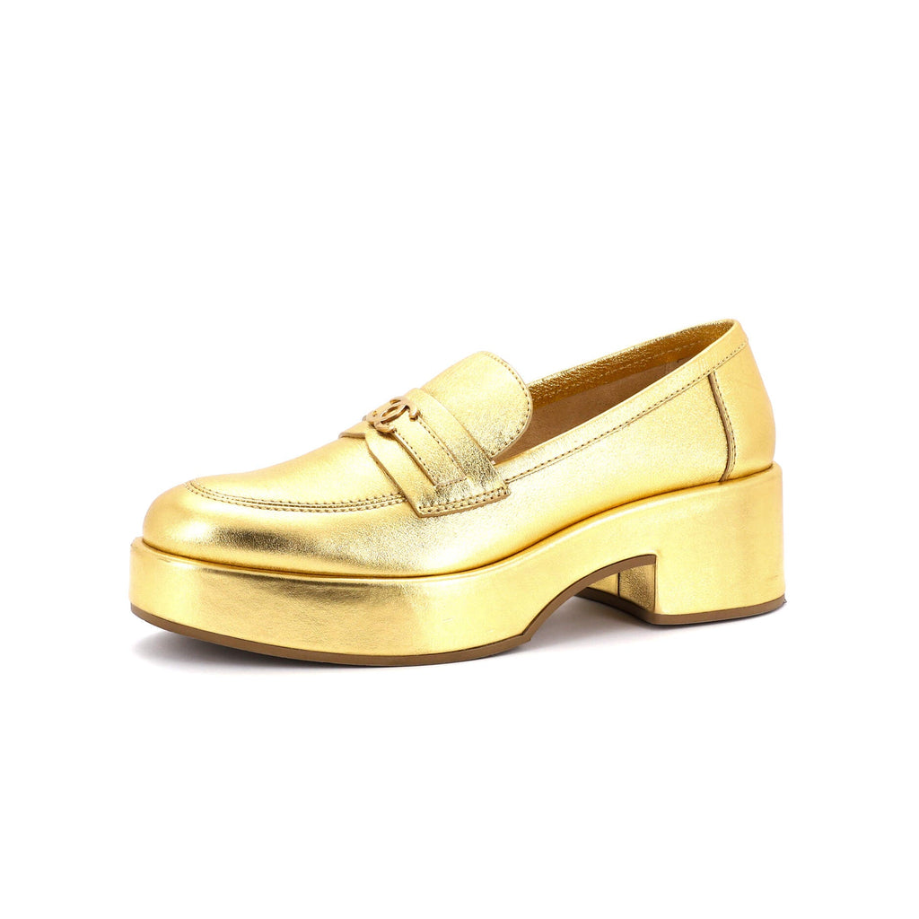 Women's CC Platform Loafers Leather