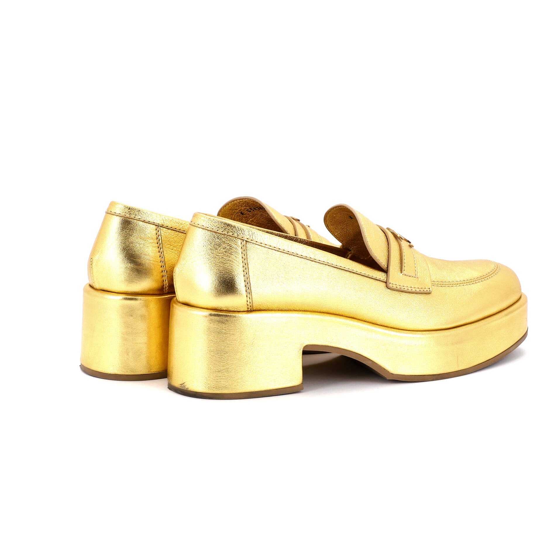Women's CC Platform Loafers Leather
