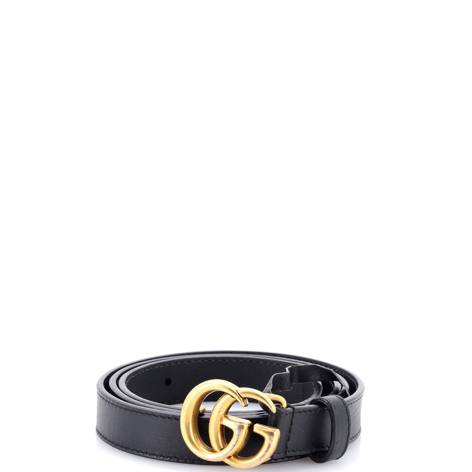 GG Marmont Belt Leather Thin