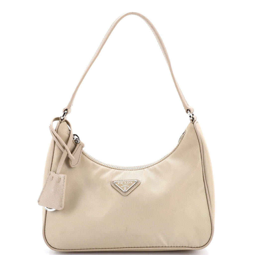 Re-Edition 2005 Hobo Tessuto with Saffiano Leather Mini