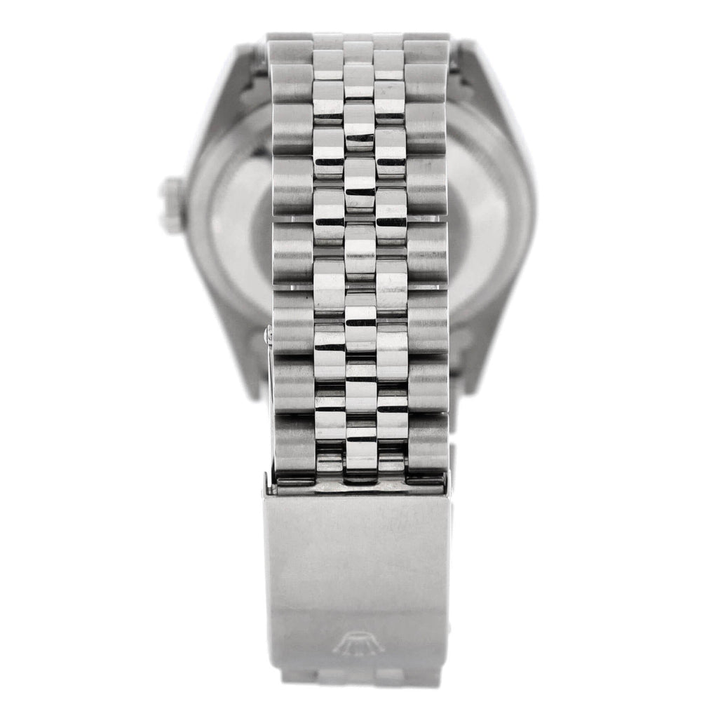 Oyster Perpetual Datejust Automatic Watch Stainless Steel and White Gold with Diamond Markers 36