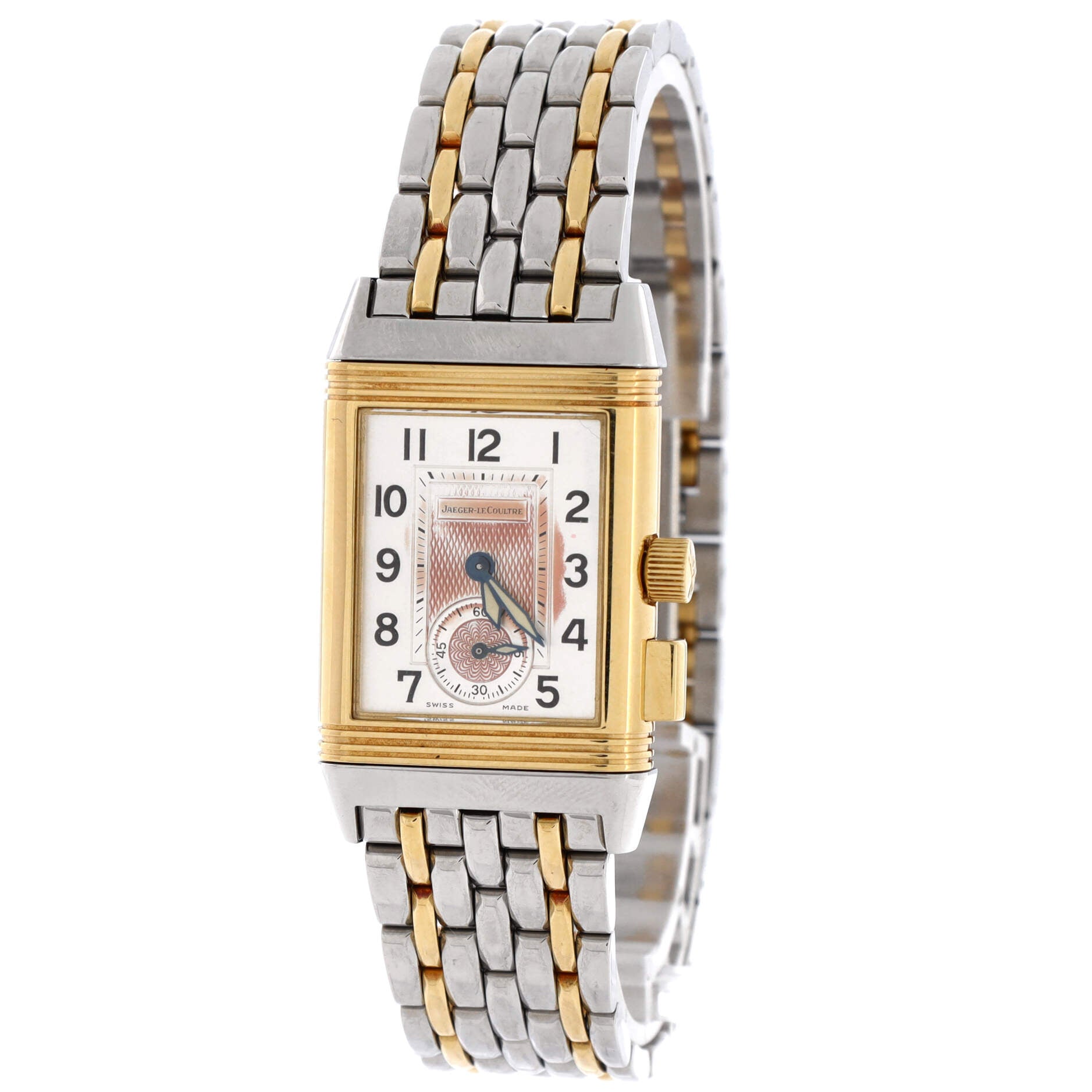 Reverso Grande Taille Manual Watch Stainless Steel and Yellow Gold 23