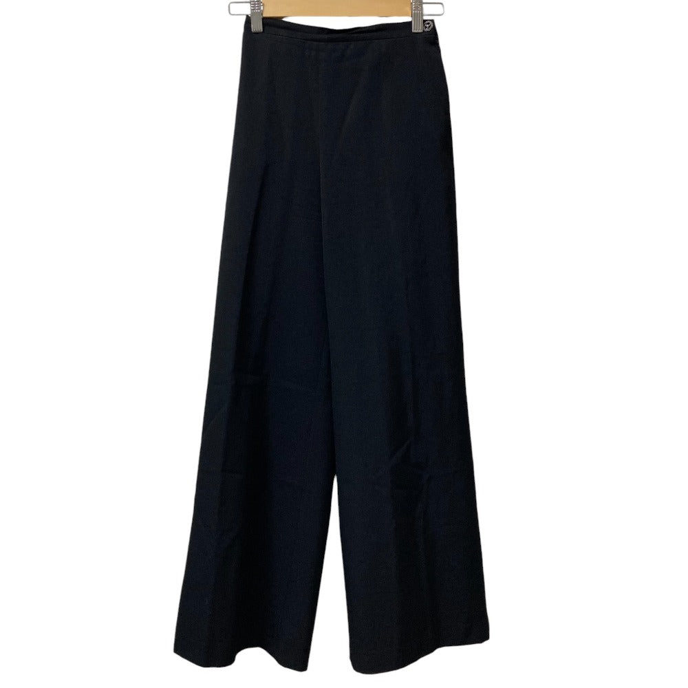 Chanel Coco Mark Button Wide Pants Pants