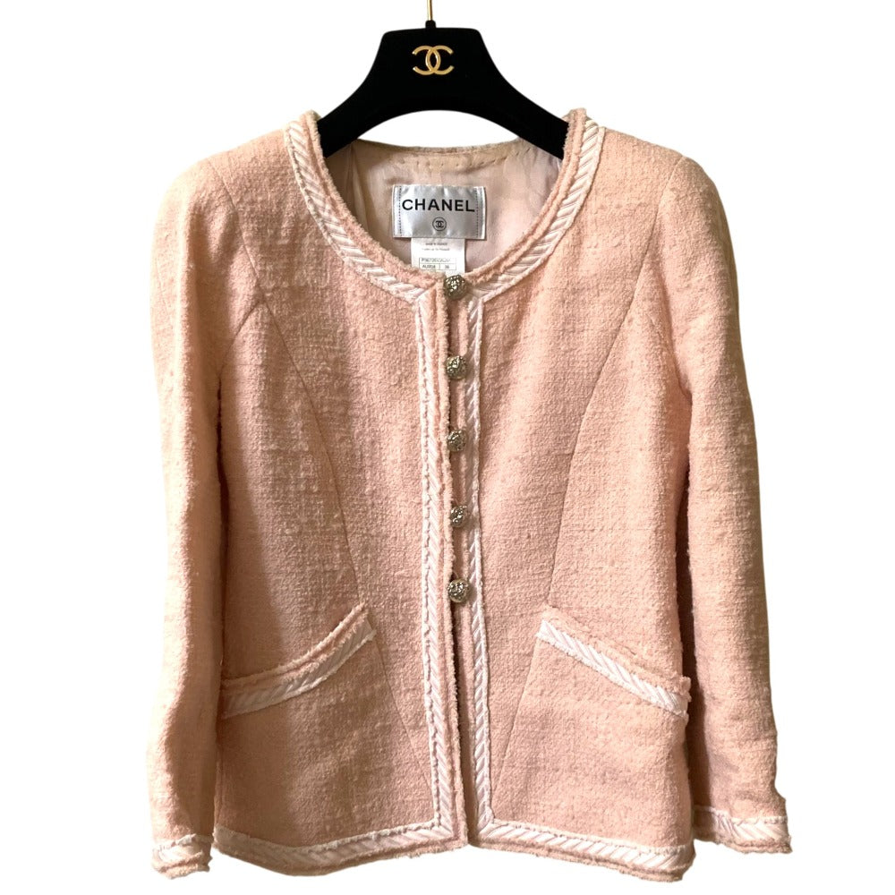 Chanel Lion Head Coco Button Tweed Jacket