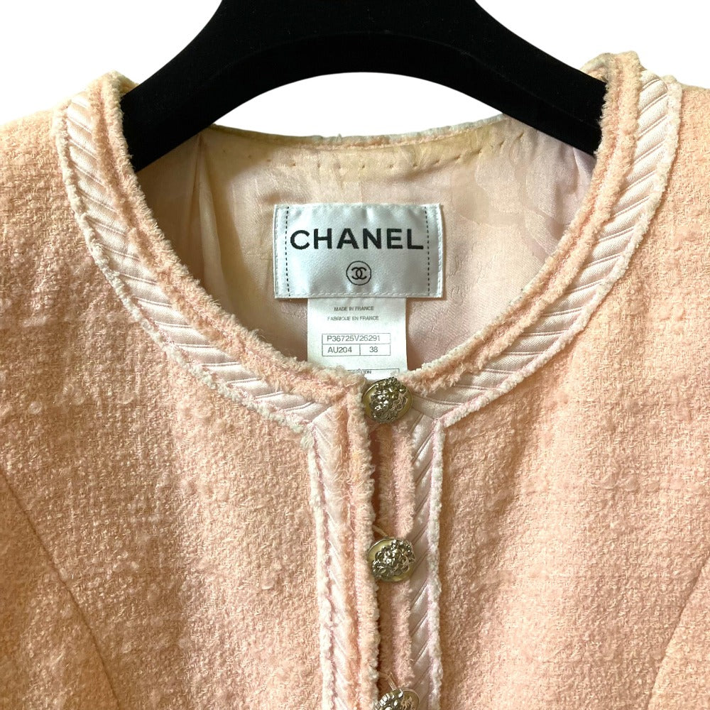 Chanel Lion Head Coco Button Tweed Jacket