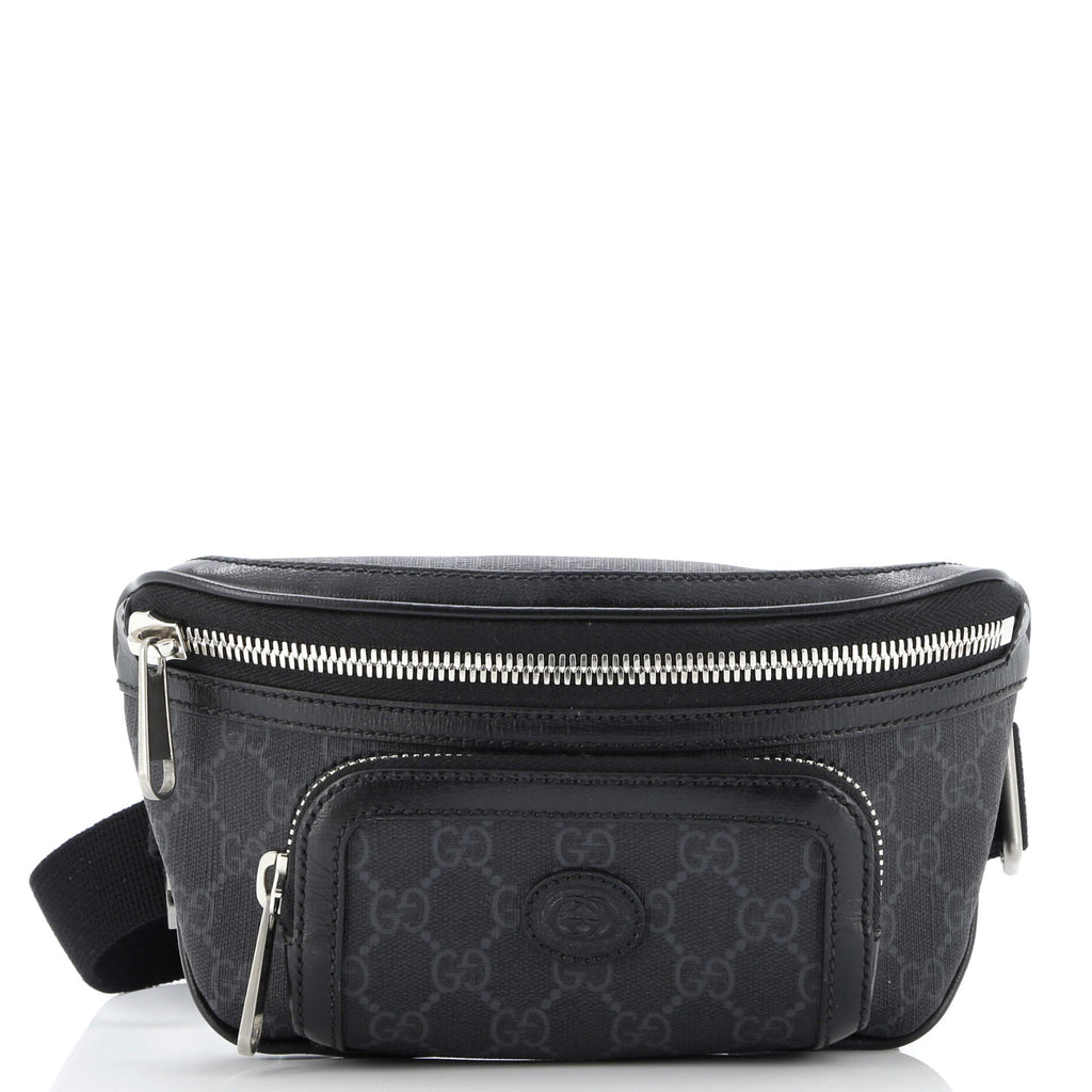 Interlocking G Patch Belt Bag GG Coated Canvas