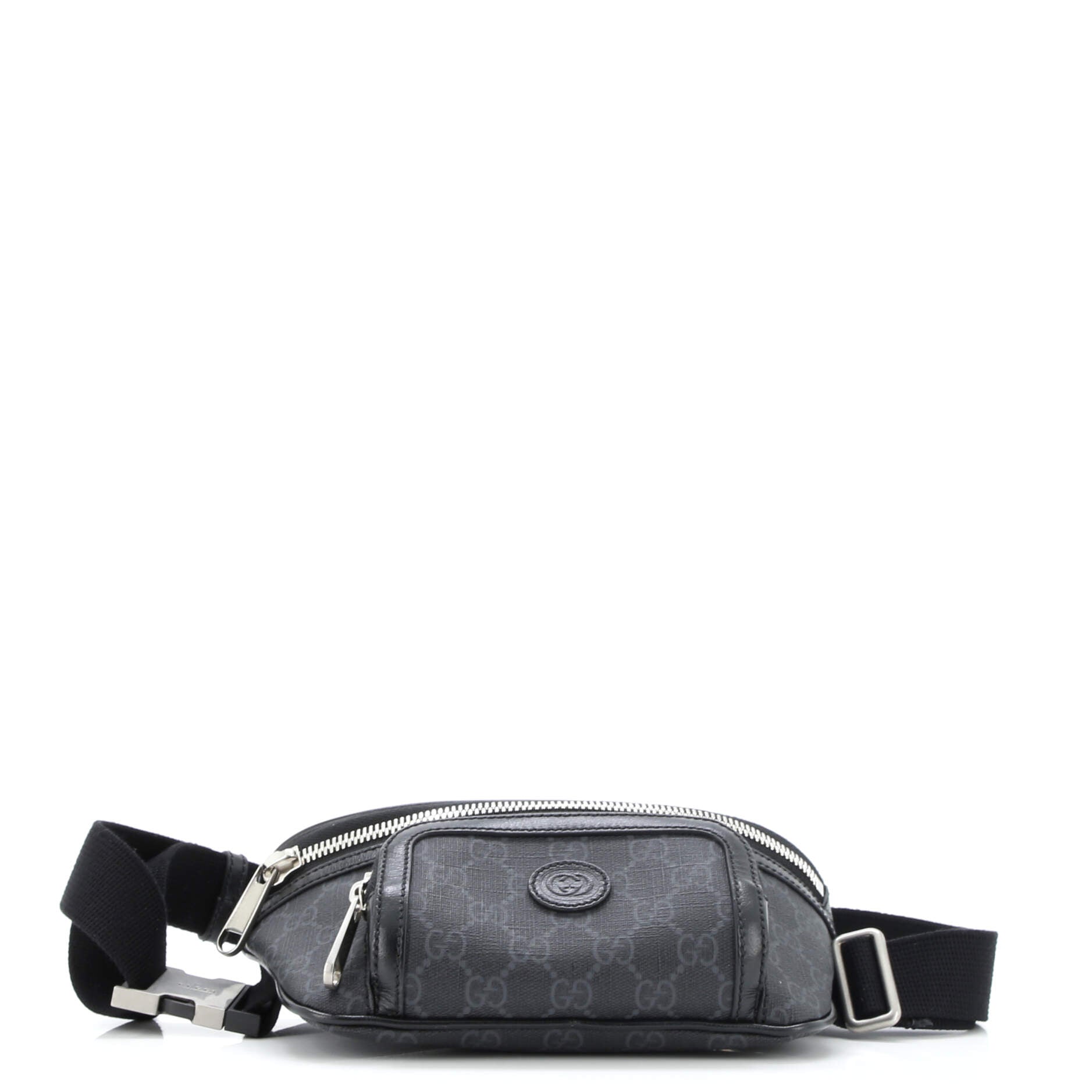 Interlocking G Patch Belt Bag GG Coated Canvas