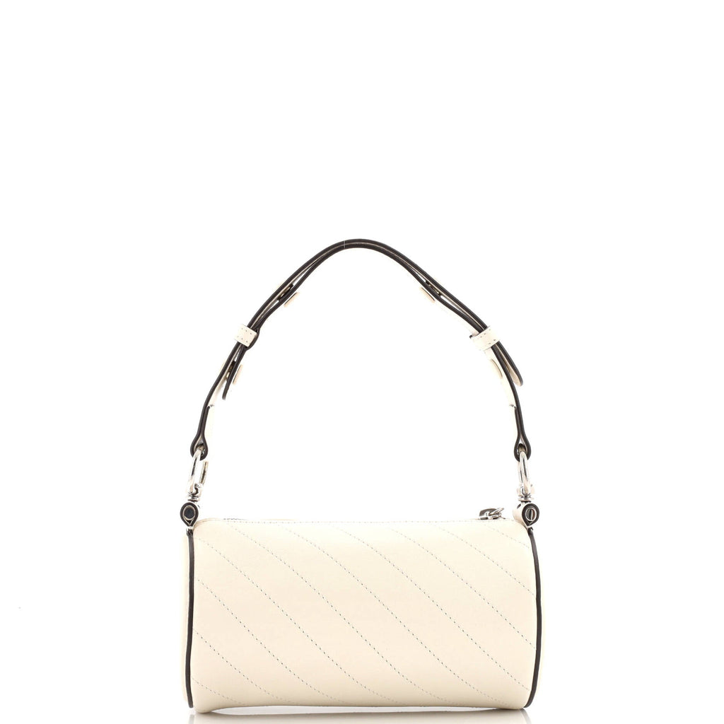 Blondie Shoulder Bag Diagonal Quilted Leather Mini