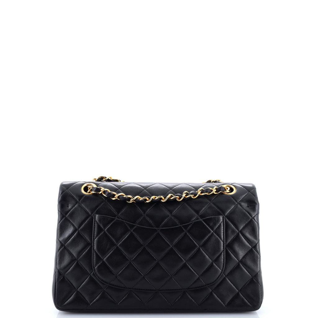 Vintage Classic Double Flap Bag Quilted Lambskin Medium
