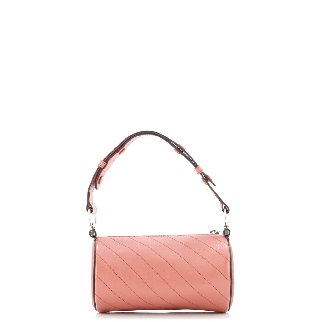 Blondie Shoulder Bag Diagonal Quilted Leather Mini