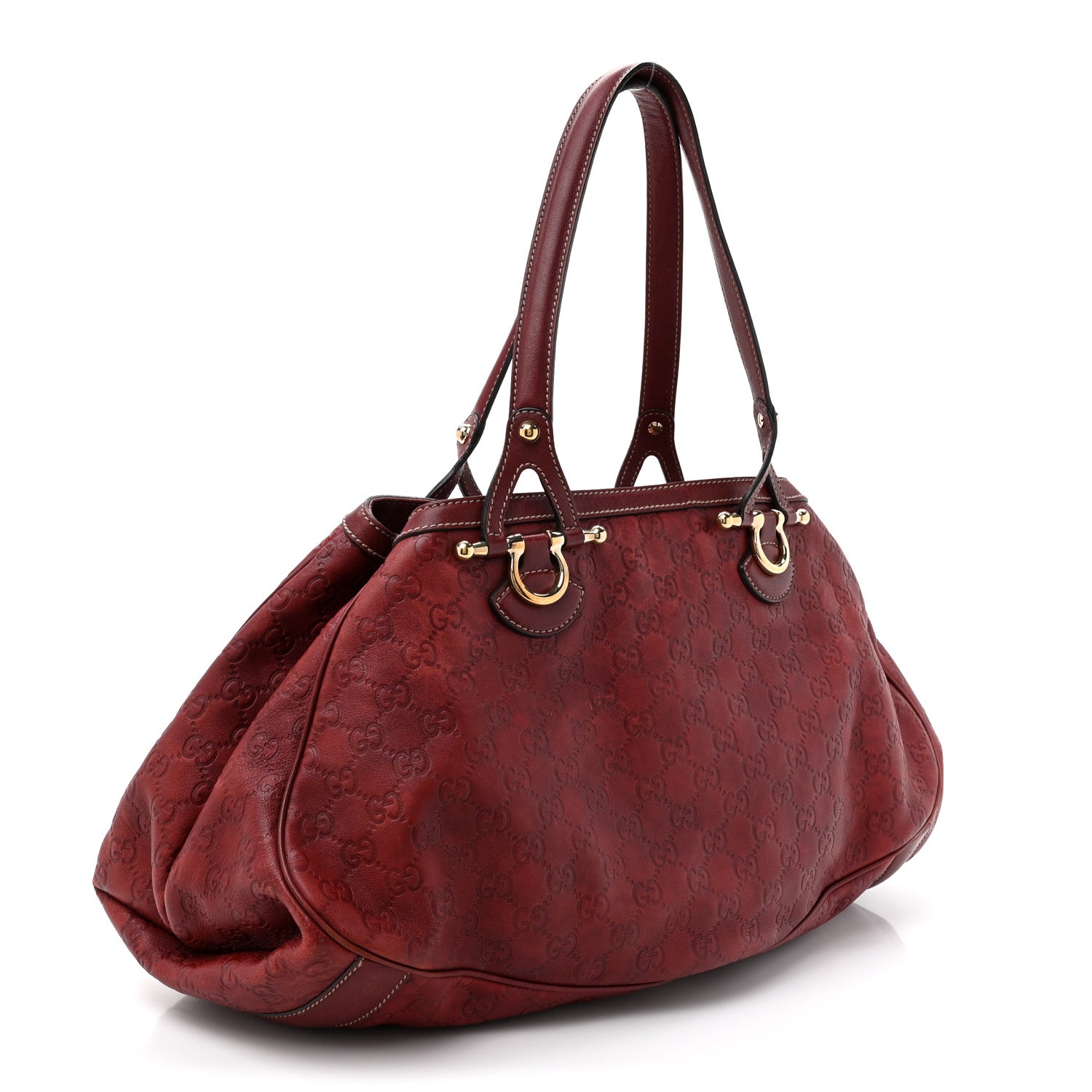 Guccissima Shoulder Bag Red
