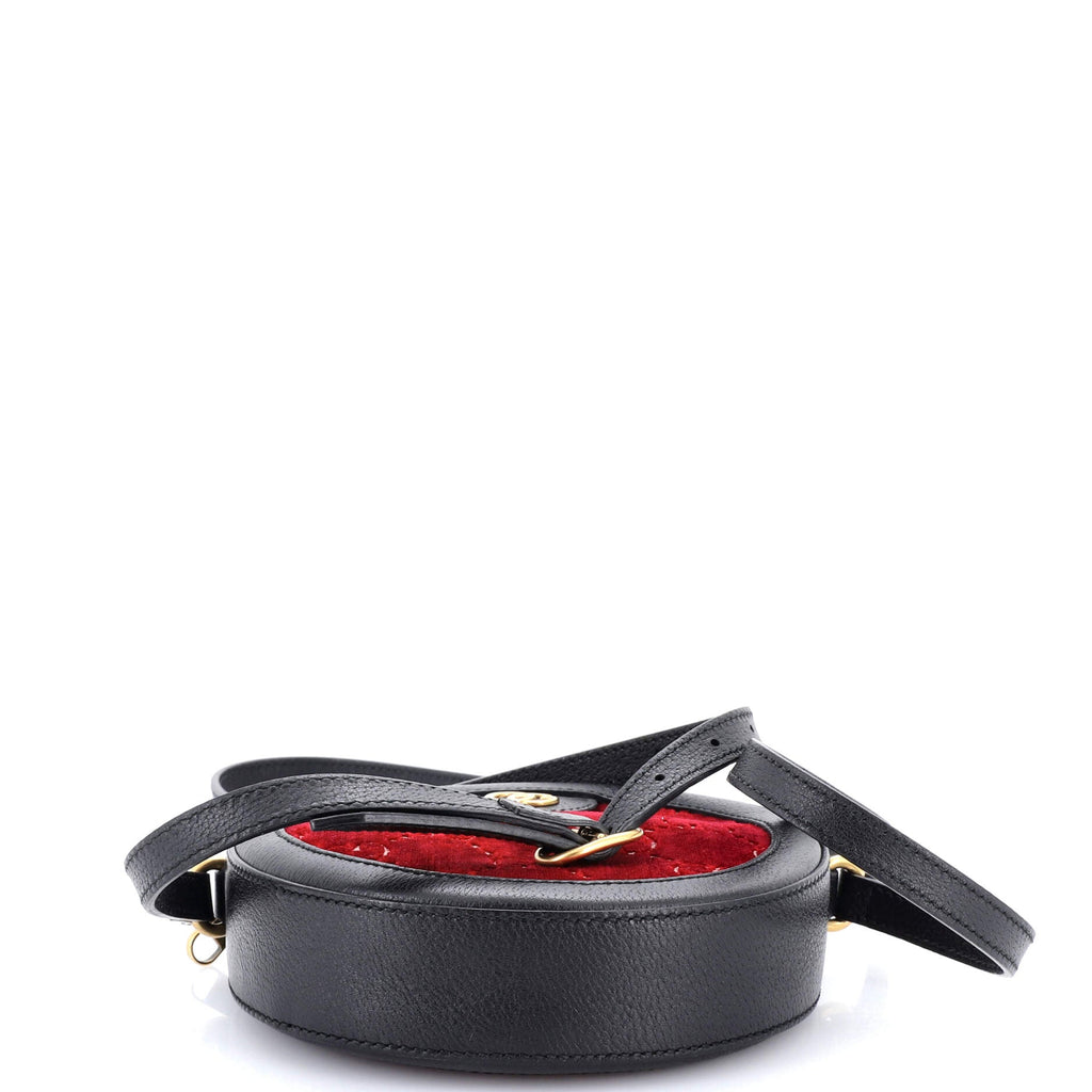 Ophidia Round Shoulder Bag GG Velvet Mini