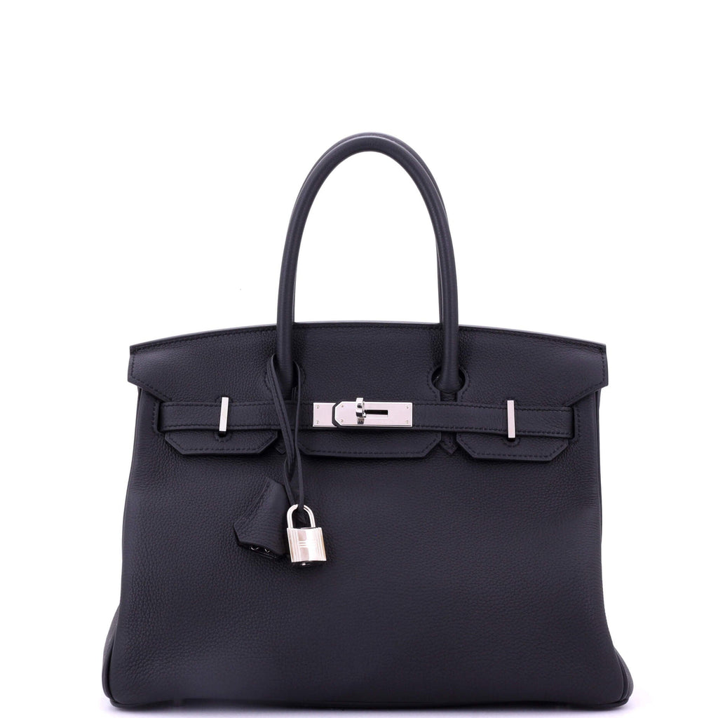 Birkin Handbag Grey Togo with Palladium Hardware 30