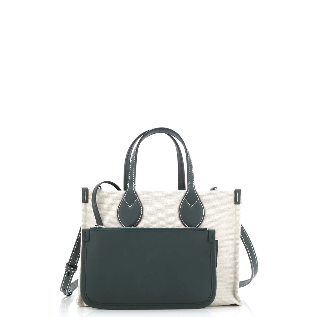 Logo Shopper Tote Printed Canvas Small