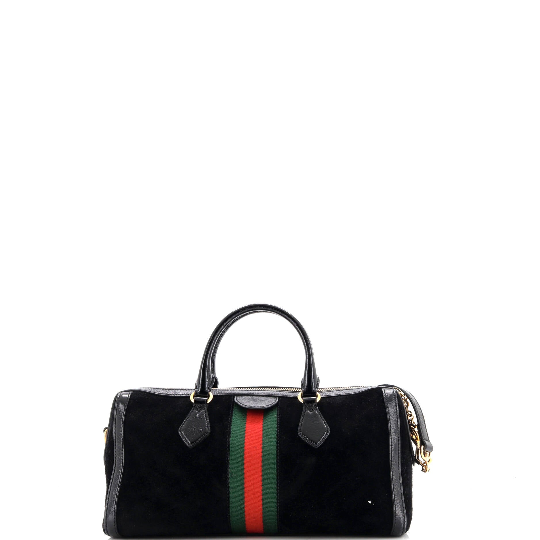 Ophidia Boston Bag Suede Medium