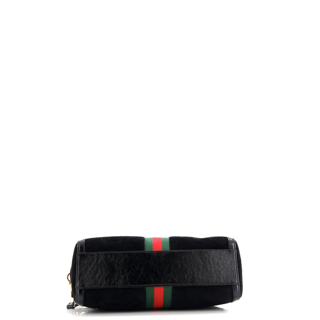 Ophidia Boston Bag Suede Medium
