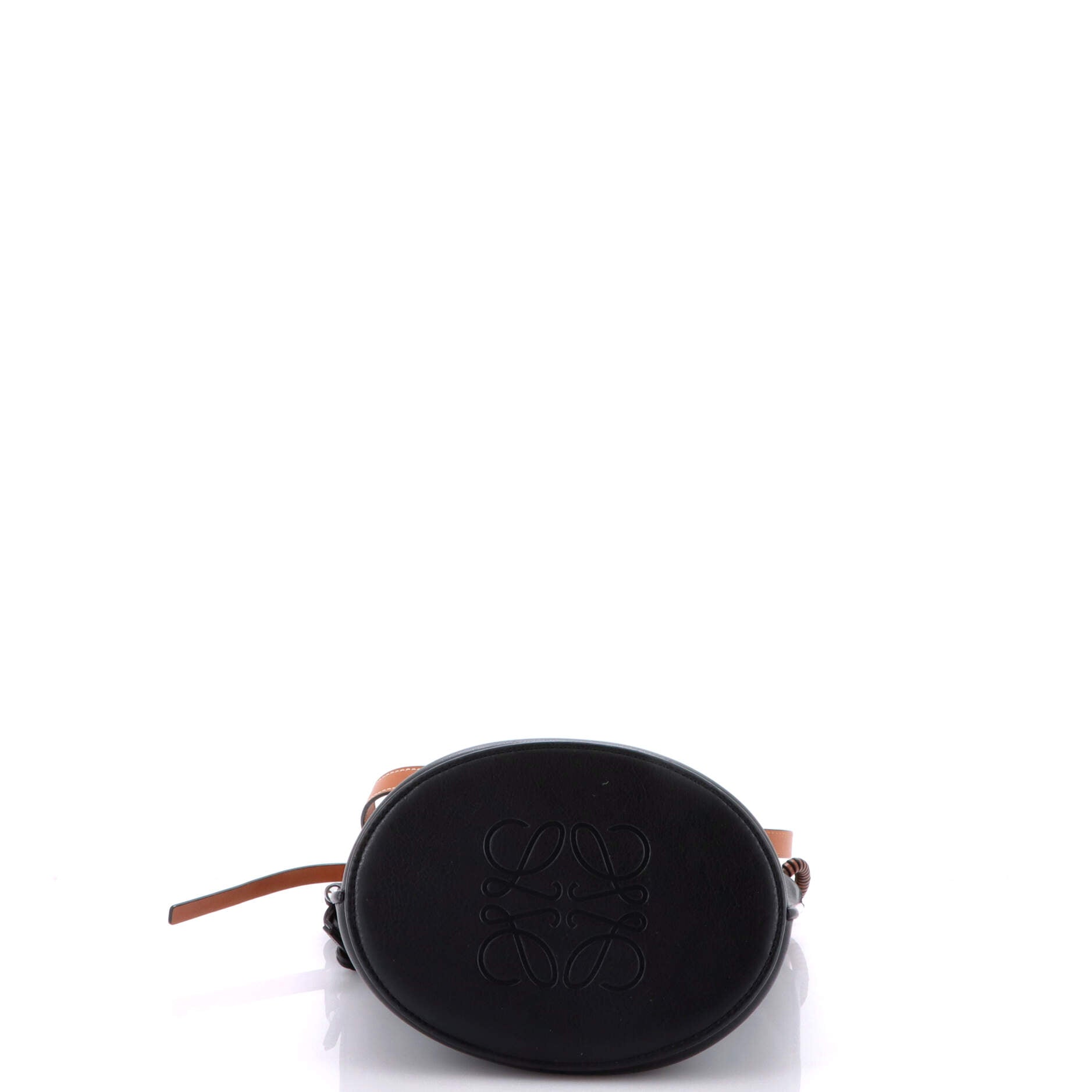 Gate Top Handle Bucket Bag Leather Medium