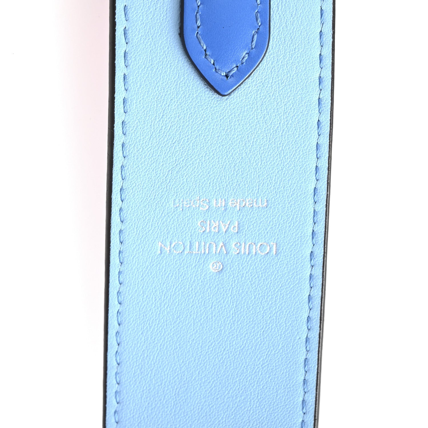 Epi Tropical Bandouliere Shoulder Strap Blue Rose