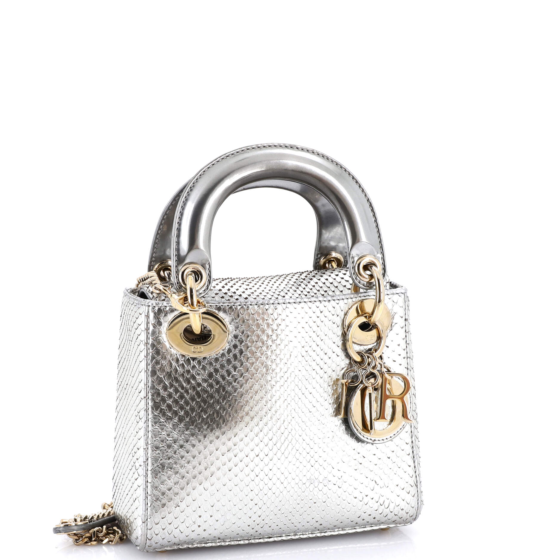 Lady Dior Chain Bag Python Mini