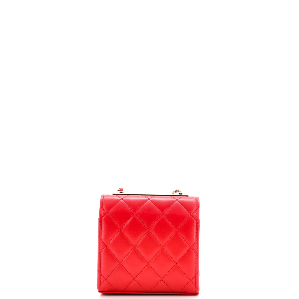 Trendy CC Clutch with Chain Quilted Lambskin Small
