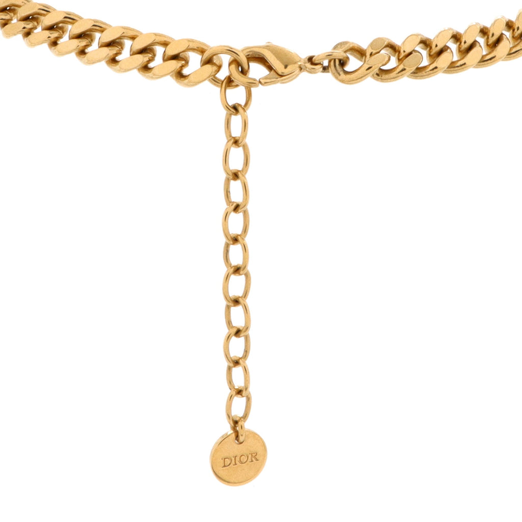 Dio(r)evolution Choker Necklace Metal with Crystals