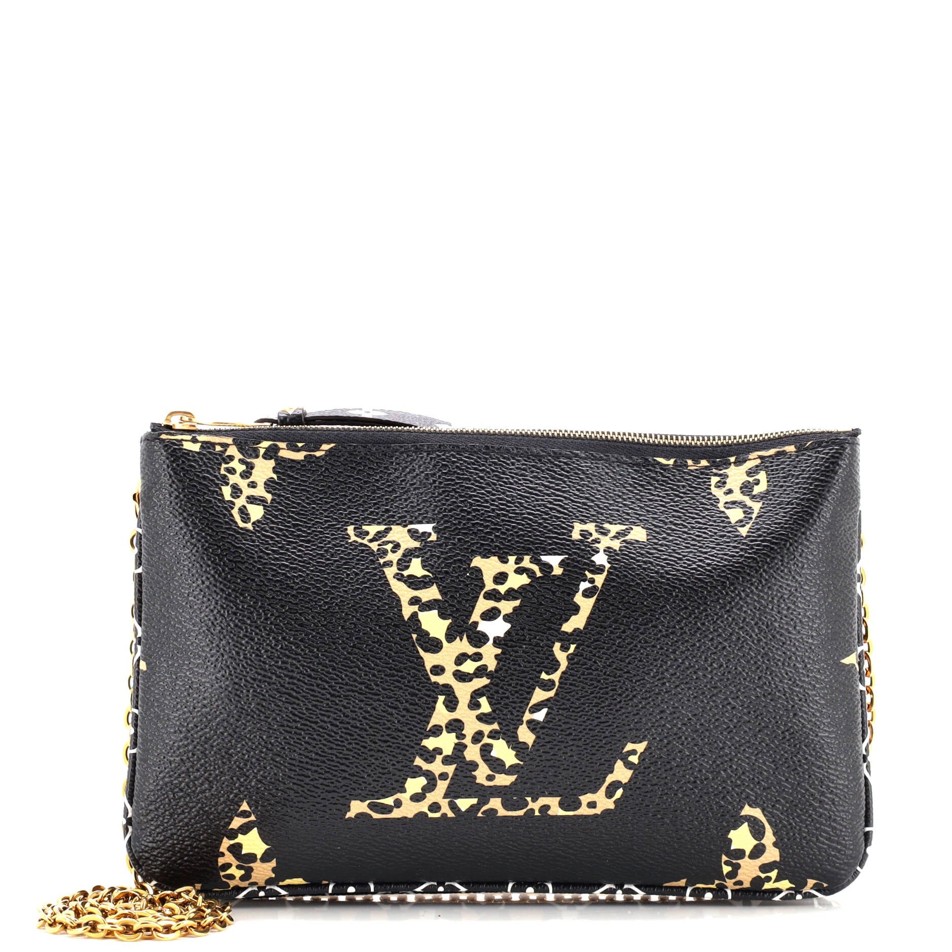 Double Zip Pochette Limited Edition Jungle Monogram Giant