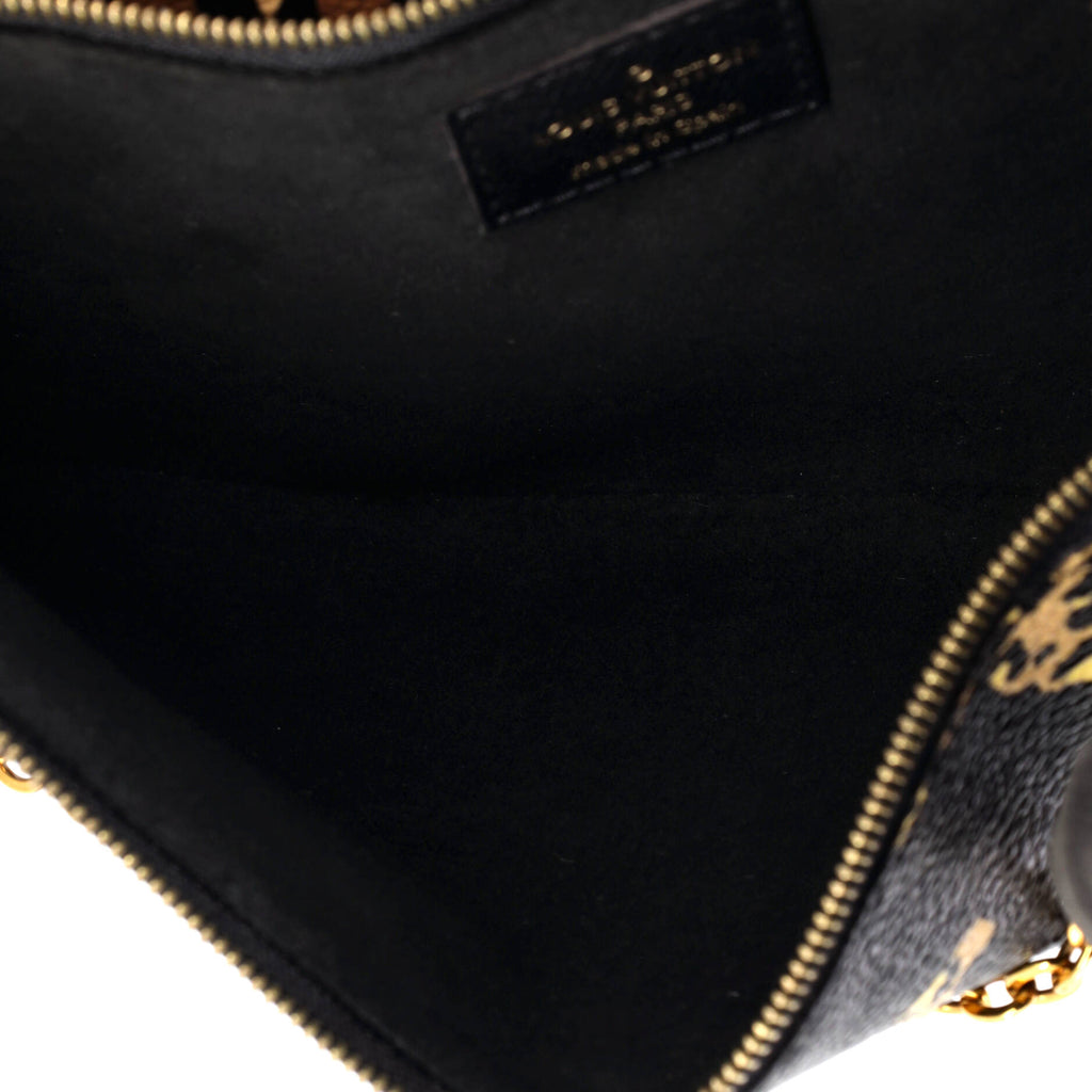 Double Zip Pochette Limited Edition Jungle Monogram Giant