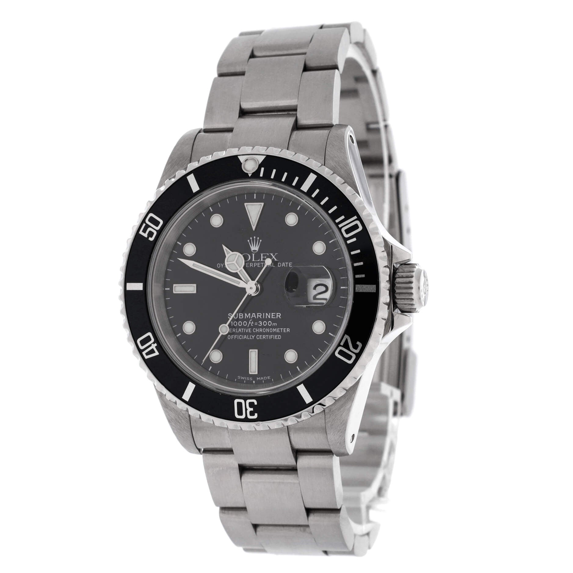 Oyster Perpetual Submariner Date Automatic Watch Stainless Steel 40