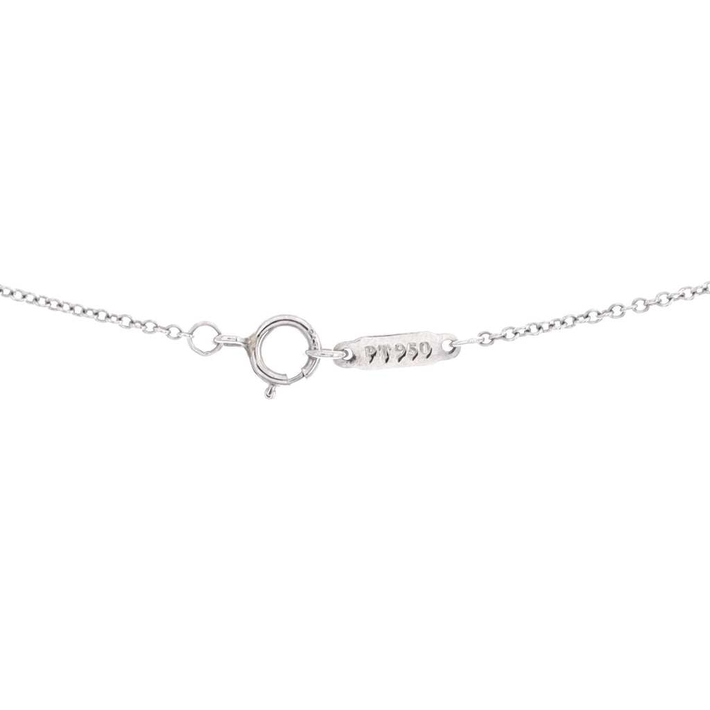 Solitaire Pendant Necklace Platinum with RBC Diamond .61CT
