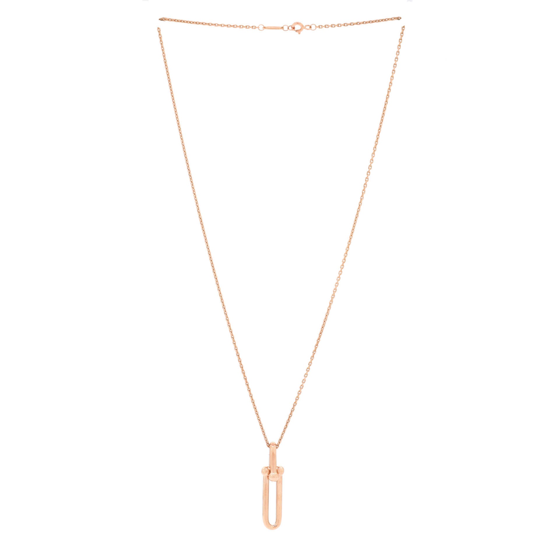 HardWear Link Pendant Necklace 18K Rose Gold