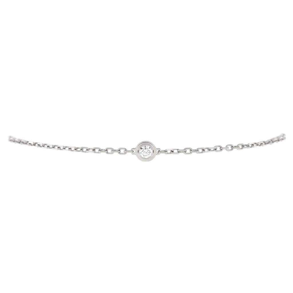 D'Amour Bracelet 18K White Gold and Diamond Small