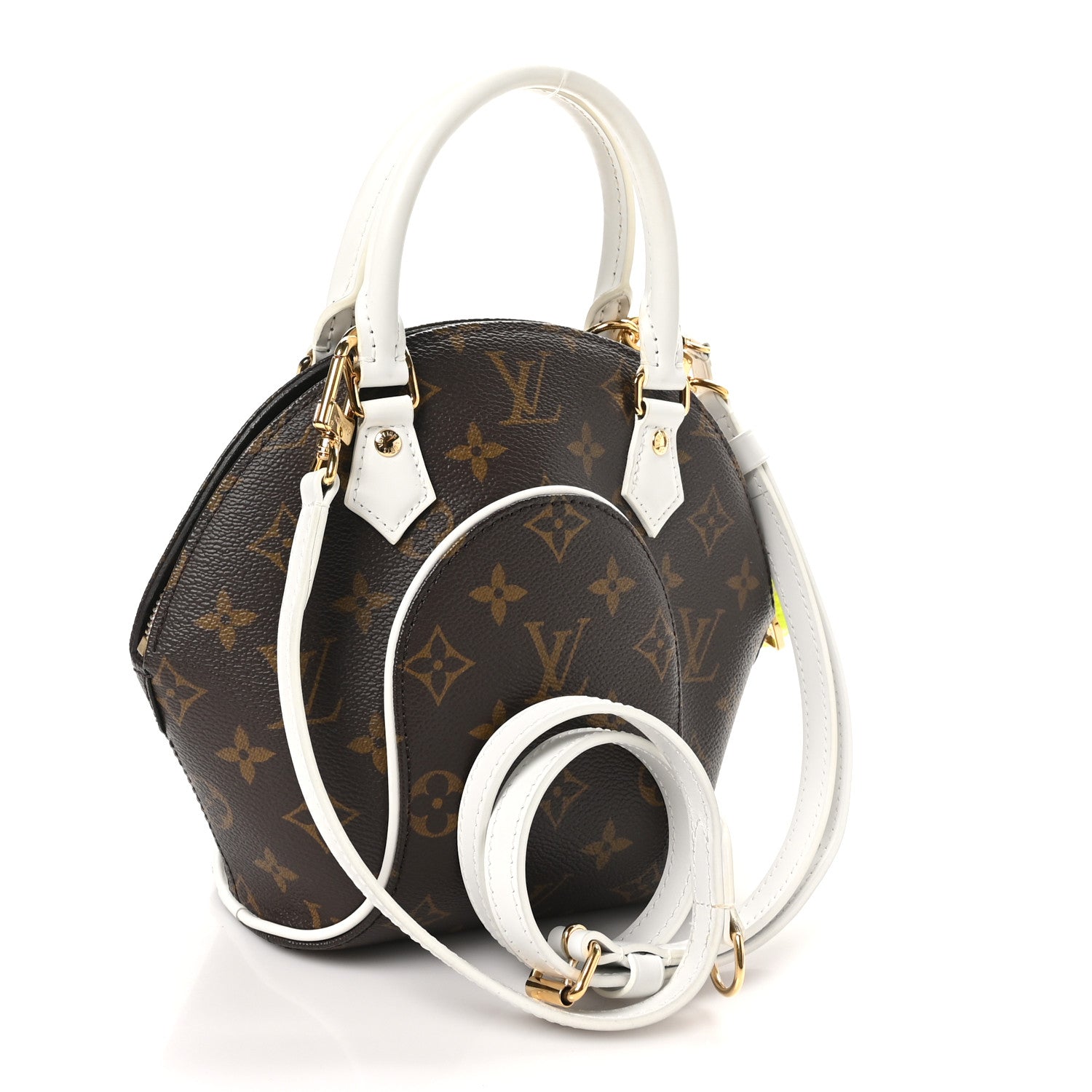 Monogram LV Match Ellipse BB White