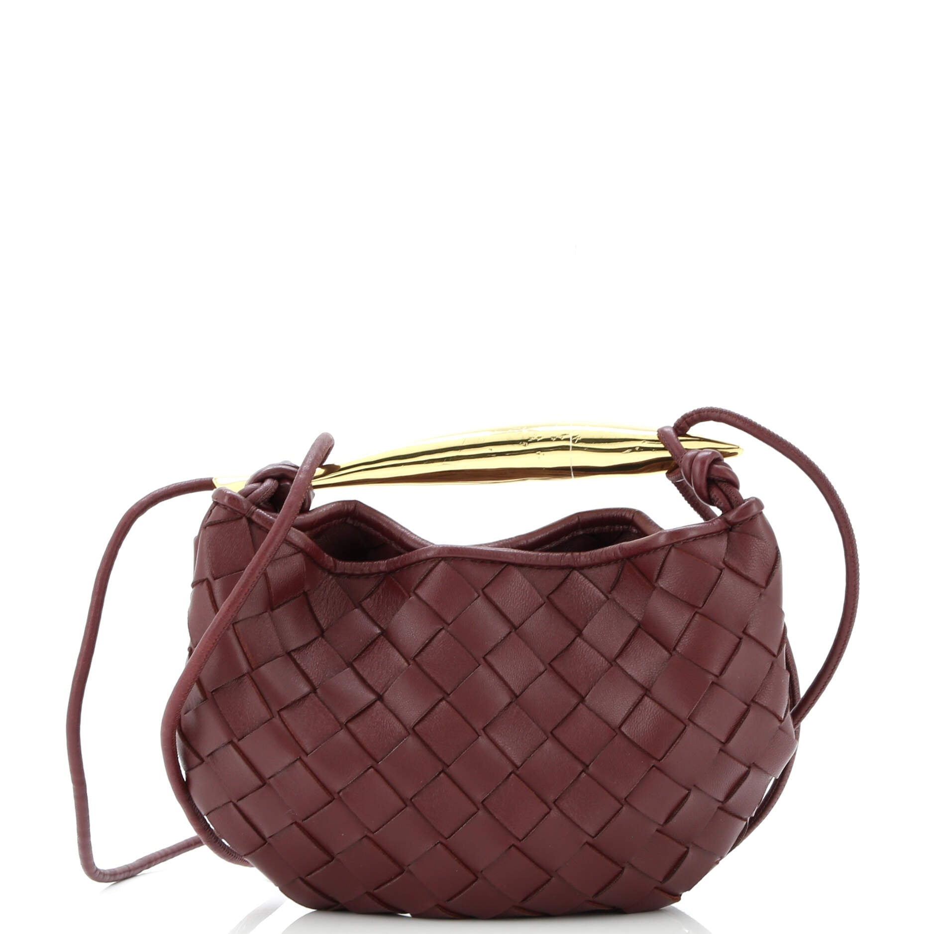 Sardine Top Handle Bag Intrecciato Nappa Mini