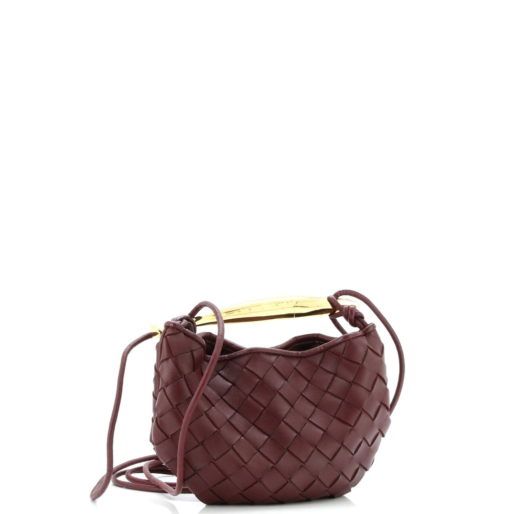 Sardine Top Handle Bag Intrecciato Nappa Mini