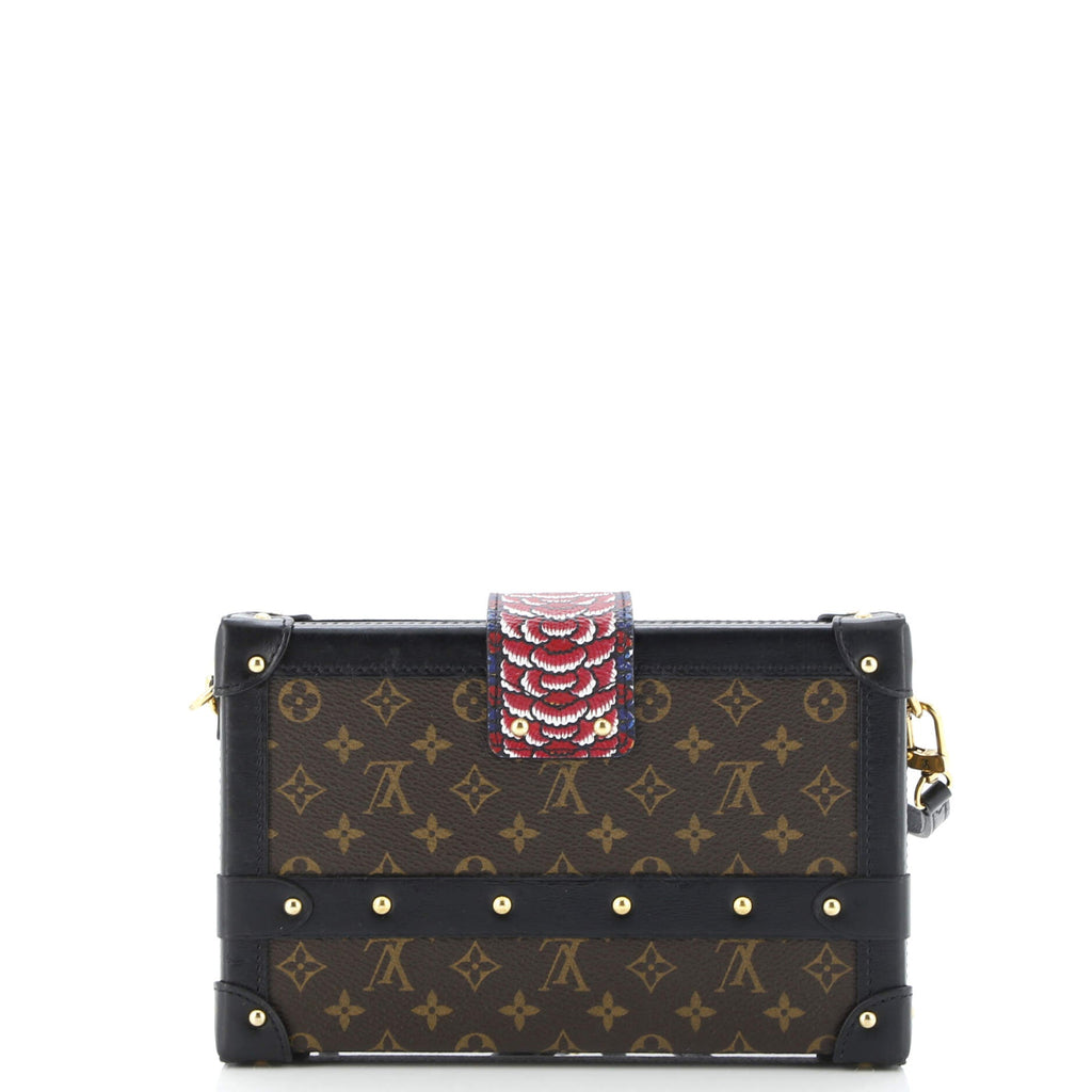 Petite Malle Handbag Limited Edition Kabuki Monogram Canvas